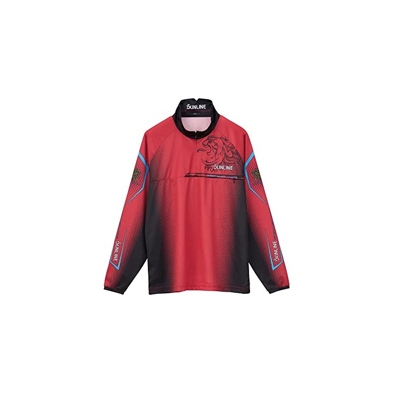 Sunline Prodry Long Sleeve Men's Fishing Gear, Red