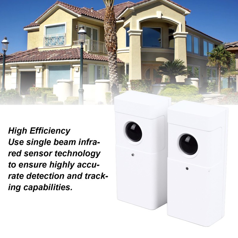 Infrared Beam Sensor White Efficient Safe IR Window Gate Opener