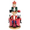 Cabilock Nutcracker Music Box 3 Wooden Nutcracker Soldier Toy Christmas