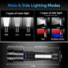 JIJ Flashlight 3 Pack, Rechargeable Flashlights High Lumens, 7 Modes