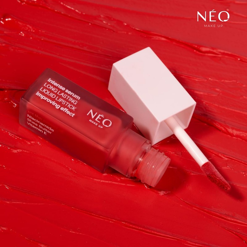 NEO MAKE UP Liquid Lipstick 5 ml - Orange Red