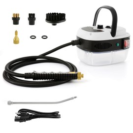 Dyna-Living Steam Cleaner 2500W Car Steamer for Auto Detailing Handheld Steamer Cleaner for Home, High Pressure Steam Cleaner with 1L Water Tank Portable Steamer for Cleaning Kitchen Hood Use