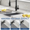 Faucet Mat for Kitchen Sink - 24'' Super Absorbent Diatomite