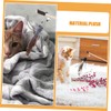 COLLBATH Cat Teaser Attachment 6pcs Cat Feather Replacement Cat Worm