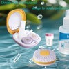 Erewa Contact Lens Case with Cleaner Washer Contact Lens Box