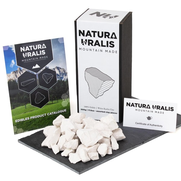 Natura Uralis Kaolin White Clay | 500 g Natural White