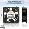 GOLDMAN SERVICE Axial fan for high temperatures with protective grille