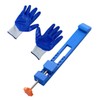 Zerodeko 1 Set Circular Saw Guide Rail with Gloves Adjustable