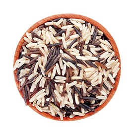 100% Natural Brown and Wild Rice Mix – Healthy Protein & Fiber Rich Brown White Rice – Wild Rice Fresh – Wild Brown Rice Blend - 5 Pound (5lbs) pack of Whole Grain Brown Rice Blend by NY SPICE SHOP