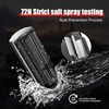 24pcs M14x2.0 Wheel Lug Nuts Black Thread XL Spline Lug