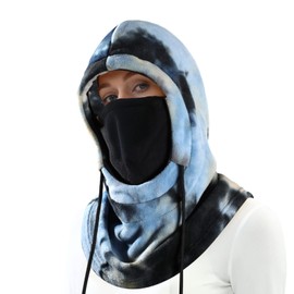 Achiou Ski Mask for Men Women, Winter Balaclava Warm Windproof Face Mask, Full Head Cover Scarf Neck for Cold Weather Navy Blue