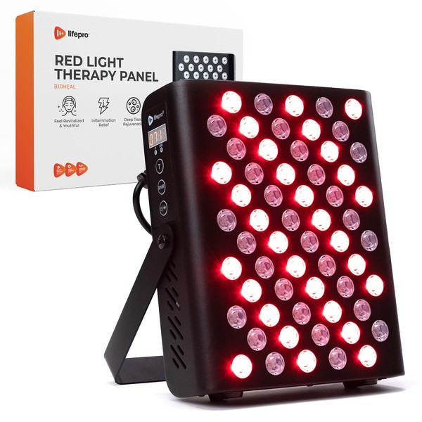 LifePro Infrared Light Therapy Device - 660nm & 850nm Red & Invisible Near Red Light Therapy for Body Relief, Fast Recovery, Skin Health & Anti-Aging - 30+30 Professional-Grade LED Red Light Panel