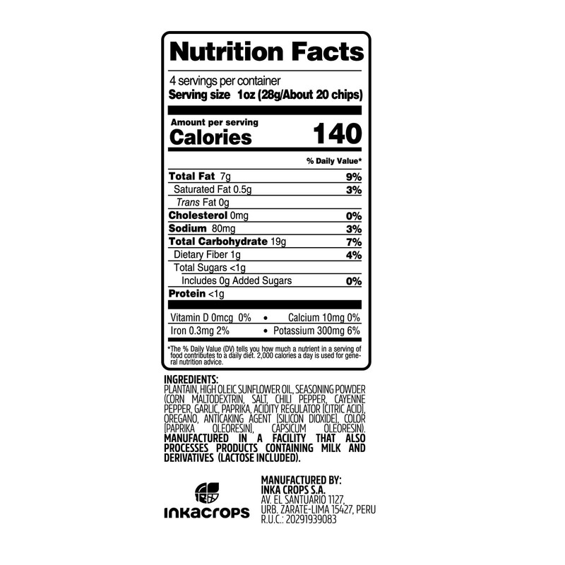 Inka Crops Chile Picante Plantain 4oz by Inka Crops (Pack