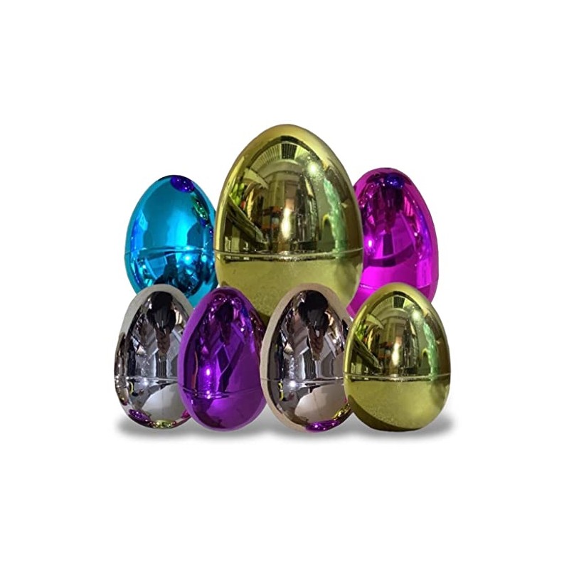 Orbitron 7Pcs Giant Golden & Small Shiny Filler Easter Egg