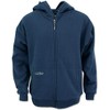 Arborwear Men's Double Thick Full Zip Sweatshirt, Navy, Large