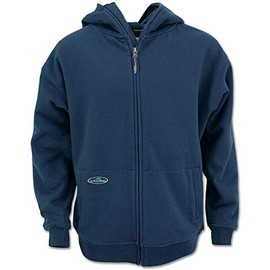 Arborwear Men's Double Thick Full Zip Sweatshirt, Navy, Large
