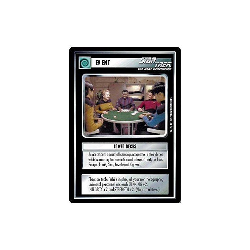 Decipher Star Trek CCG 1E AU Alternate Universe Lower Decks