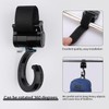 4PCS Walker Hook Hanging, 360°Multipurpose Rotation Stroller Clip Diaper Bag