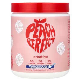 Peach Perfect Mezcla de creatina para mujeres – Monohidrato de creatina micronizada con BCAA y colágeno para apoyo de la fuerza de los glúteos – Sin s