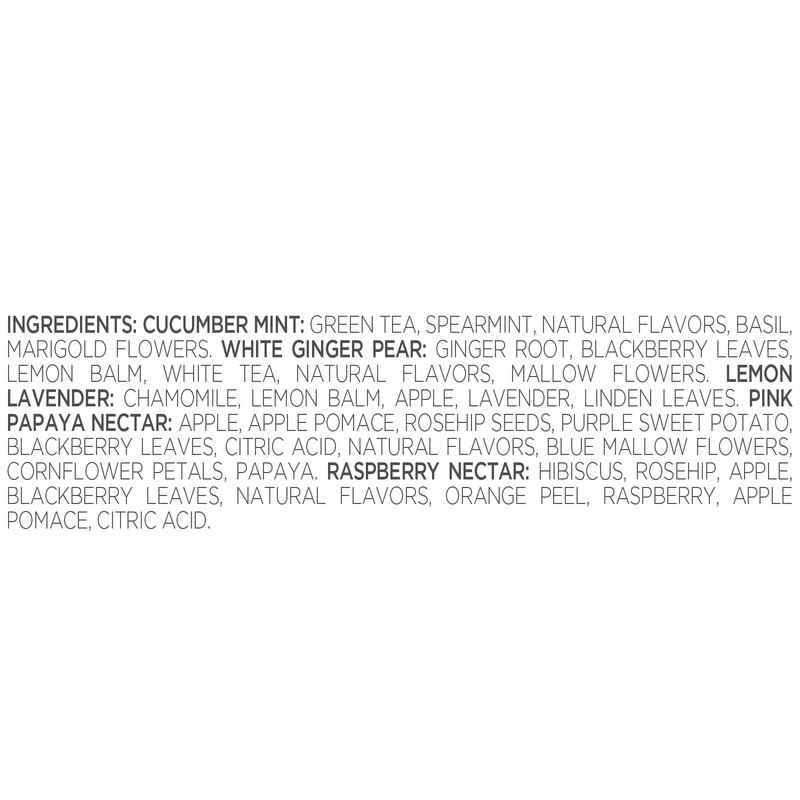 Tea Forte Mariposa 3-Piece Premium Tea Gift Set with Rose