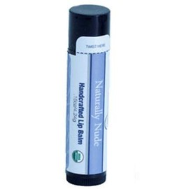 Lip Balm (USDA Organic) - Naturally Nude | Unscented Moisturizing Coconut Oil and Shea Butter