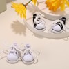 Lyreh 2 Pairs Mini Doll Shoes, Cute Mini Finger Canvas