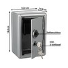 Money Box Safe with Money Slot │ Metal 12 x