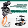 YUXIVCNE ST-031016-PZ Electric Golf Cart Charger Receptacles Head Replacement for