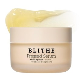 Sérum prensado Blithe Gold Apricot , un sérum de hidratación facial con niacinamida y neem para manchas oscuras, producto de belleza coreana natural para una piel radiante y brillosa de 1.68 onzas líquidas
