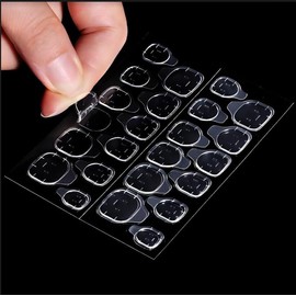 COSKIRA 24Pcs Press on Nails Short, Fashion Fake Nails Artificial Acrylic Nails False Nails Full Cover Short Fake Nails,Easy to Decorate Nails for Women Girls -Multi
