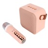 Mini Karaoke Machine Set Portable Bluetooth Speaker with 1 Wireless