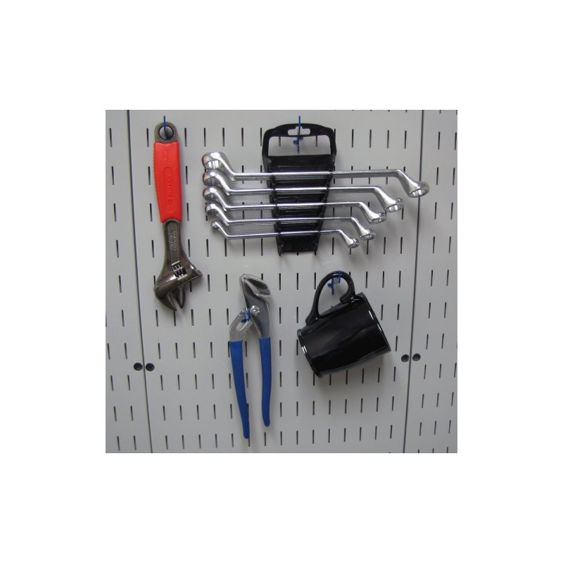 Wall Control Blue Medium Slotted Storage Hooks - Rust Resistant