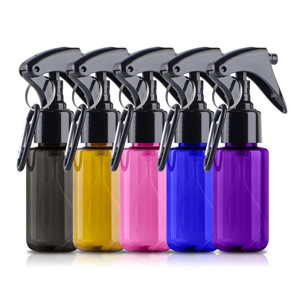 FRECIA Small Spray Bottle 50ml, Travel Size Mini Fine Mist