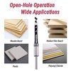 Skweawert Square Hole Drill Bit,1/2 Inch High-Carbon Steel Tools Chisel