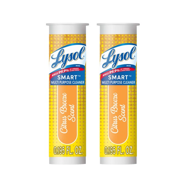 Lysol Smart Multi-Purpose Cleaner Refill Cartridge, Citrus Breeze, 0.39 Fl oz