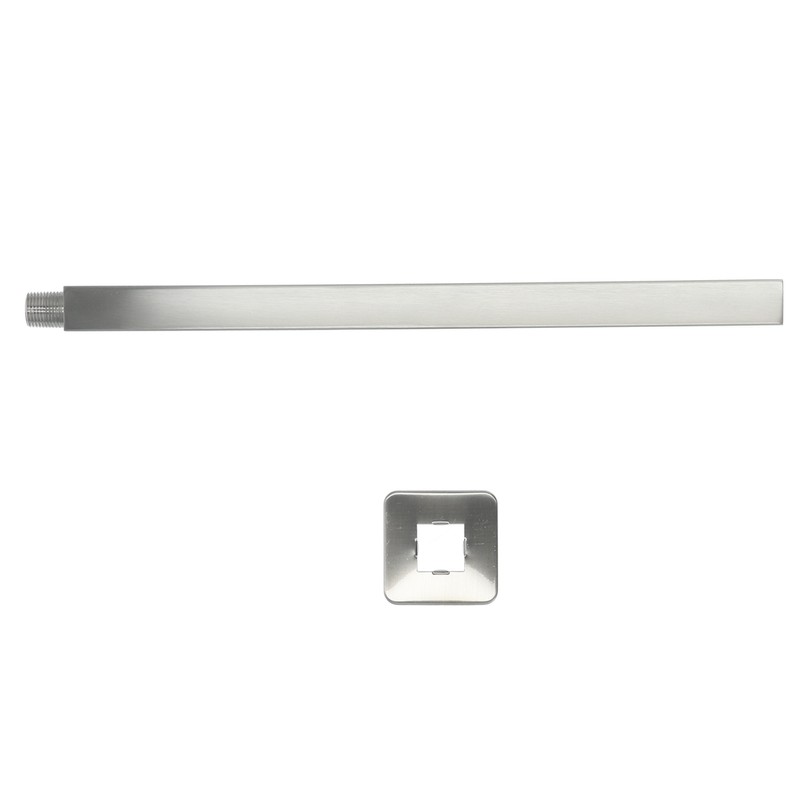 NPT1/2 Wall Mounted Shower Arm Brushed Concealed Stainless Steel Shower
