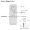 QIACHIP Wifi Ceiling Fan Lamp Remote Control Kit, Timing Quiet
