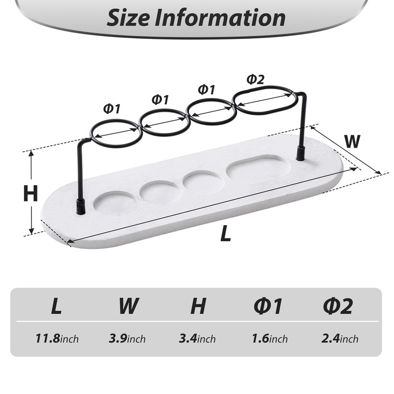 Volminex Toothbrush Holders for Bathrooms, White