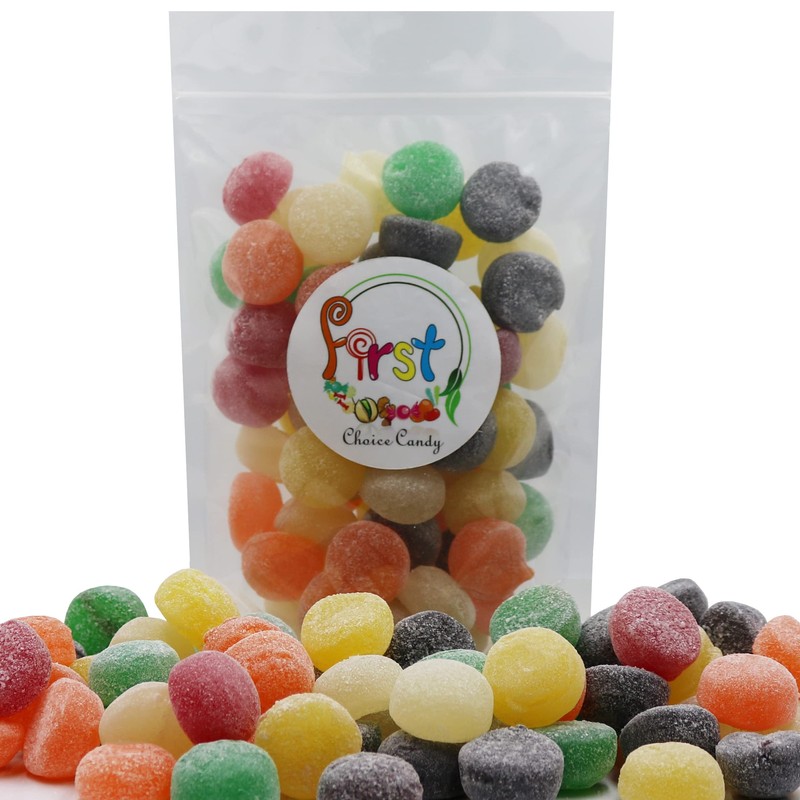 FirstChoiceCandy Giant Gumdrops Assorted Sugar Sanded Gum Drops (3 Pound