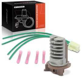 A-Premium Rear HVAC Blower Motor Resistor Kit Compatible with Honda Pilot 2003-2008 & Acura MDX 2001-2006, 3.5L - with Wiring Harness, Replace# 79330S3VA51, 79330S2K941