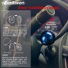 Electroplating Car Joystick Push Start Button Cover, Metal Push to