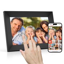 Tibuta WiFi Digital Photo Frame, 1280 x 800IPS Touch Screen, Share Photos or Videos via Frameo Applications, Automatically Rotate, Mother's Day for Mother's Day (8 Inches)