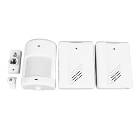 Infrared Sensor Doorbell Accurate Detection Wireless Door Entry Detector Alarm for Business Shop Store