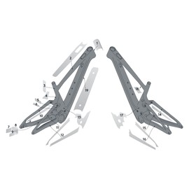 Syncros Lumen eRide Carbon Frame Protection Film Set Glossy Clear