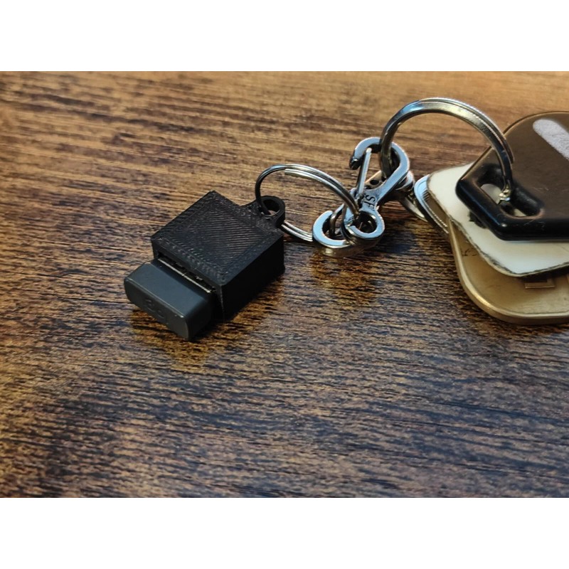 USB Dongle Keychain Holder 3d Printed