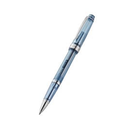 Cross Bailey Light Translucent Ballpoint Pen Refill 8562-1 Black, Line Width M - Medium, Indelible, Cap Model, Premium Gift Packaging, Translucent Navy Blue/Chrome