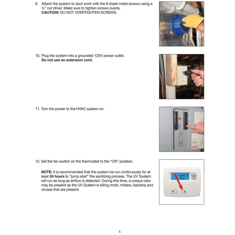 OdorStop OS36PRO UV Air Purifier 36W System with Energy Saving