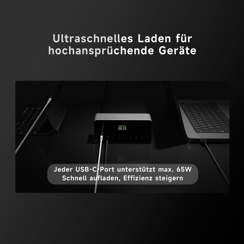 ISDT MASS2 200 W USB C Charger, 8-Port Fast Charger,
