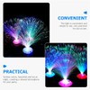 Uonlytech Fiber Optic Lights 12pcs Colourful Changing Fibre Optic Light,
