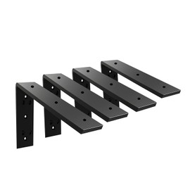 Countertop Support Bracket 4 Pack Heavy Duty Countertop Hidden Bracket 10" x 6" x 2 1/2" L Bracket Metal Corbels for Quartz/Granite/Wood/Concret/ Laminate Countertops